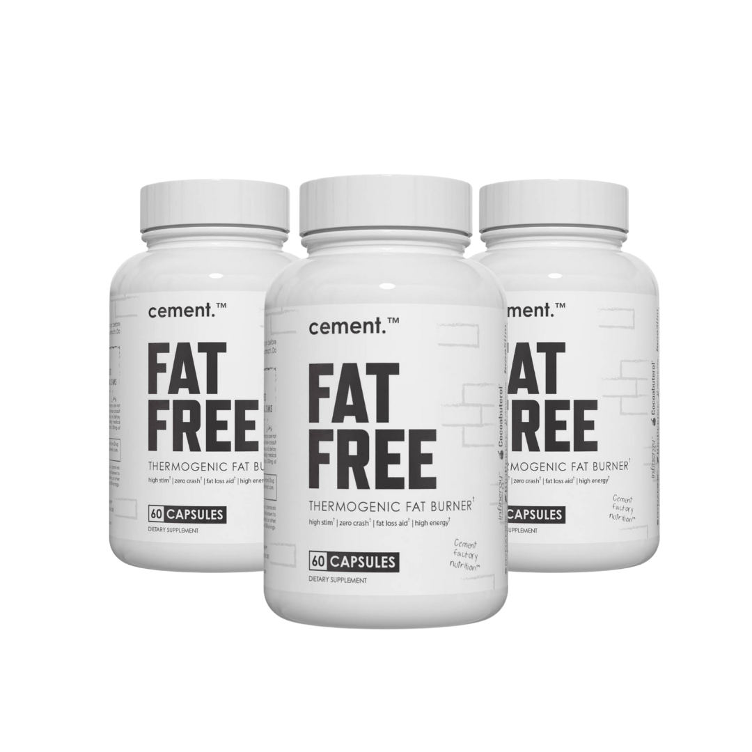 Cement Factory FAT FREE Thermogenic (3 Bottle Bundle)