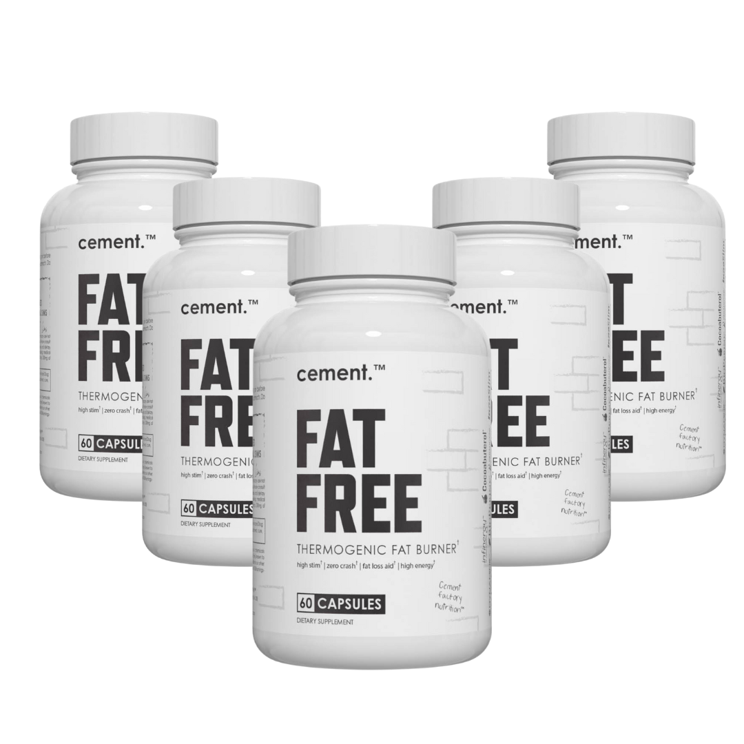 Cement Factory FAT FREE Thermogenic (5 Bottle Bundle)