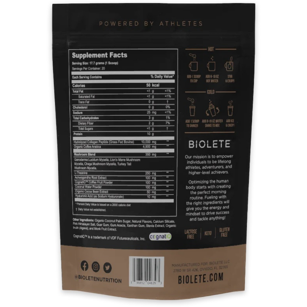 Cement Factory / Biolete Supercharged Collagen & Adaptogen Coffee
